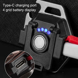 E-SMARTER W5131 Mini Keychain Strong Light Portable Flashlight, Specification:, Black, Tarnish, Black+Tripod, Tarnish+Tripod
