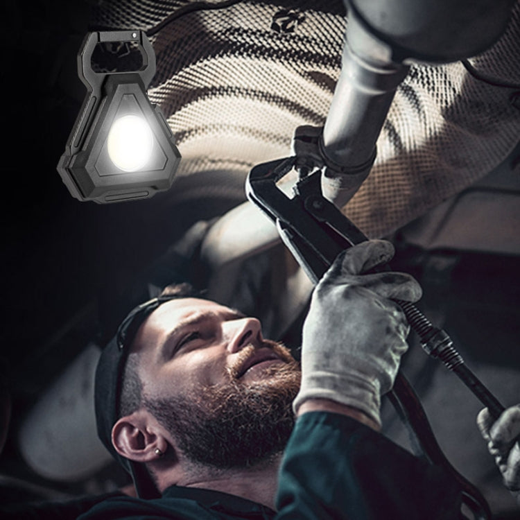 E-SMARTER W5131 Mini Keychain Strong Light Portable Flashlight, Specification:, Black, Tarnish, Black+Tripod, Tarnish+Tripod