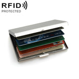 Metal Security Anti-degaussing Bank Credit Card Box, Card Box