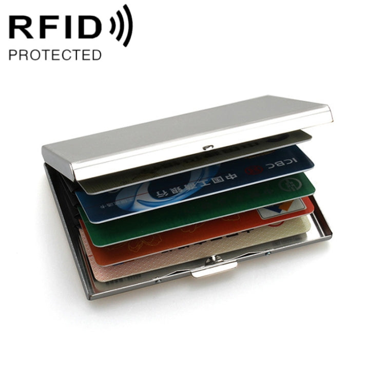 Metal Security Anti-degaussing Bank Credit Card Box, Card Box
