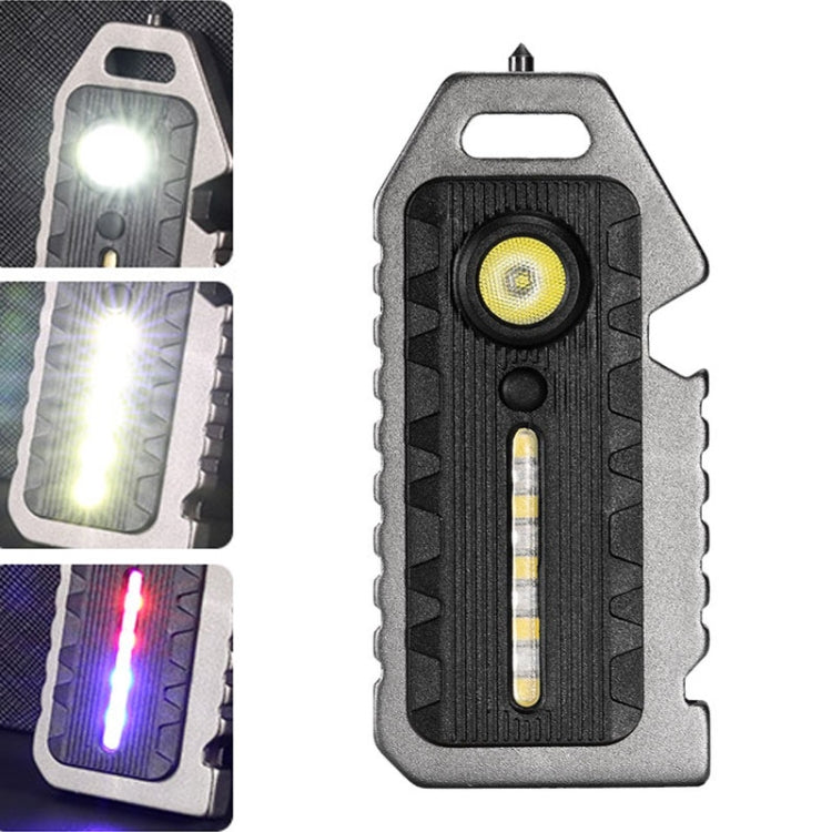 E-SMARTER W5136 Mini Keychain Strong Light Portable Flashlight, W5136 Black, W5136 Tarnish