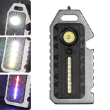 E-SMARTER W5136 Mini Keychain Strong Light Portable Flashlight, W5136 Black, W5136 Tarnish