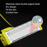 Electric Razor Portable USB Rechargeable Men Shaver, Yellow Black