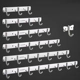 304 Stainless Steel No Punching Door Rear Coat Hook, 3 Hooks, 4 Hooks, 5 Hooks, 6 Hooks, 7 Hooks, 8 Hooks, 201 Butterfly Hook