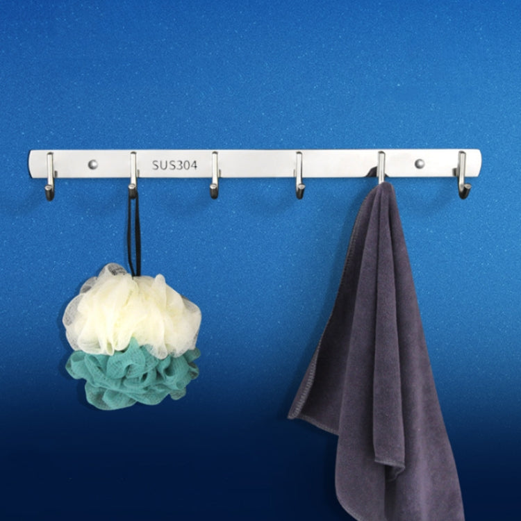 304 Stainless Steel No Punching Door Rear Coat Hook, 3 Hooks, 4 Hooks, 5 Hooks, 6 Hooks, 7 Hooks, 8 Hooks, 201 Butterfly Hook