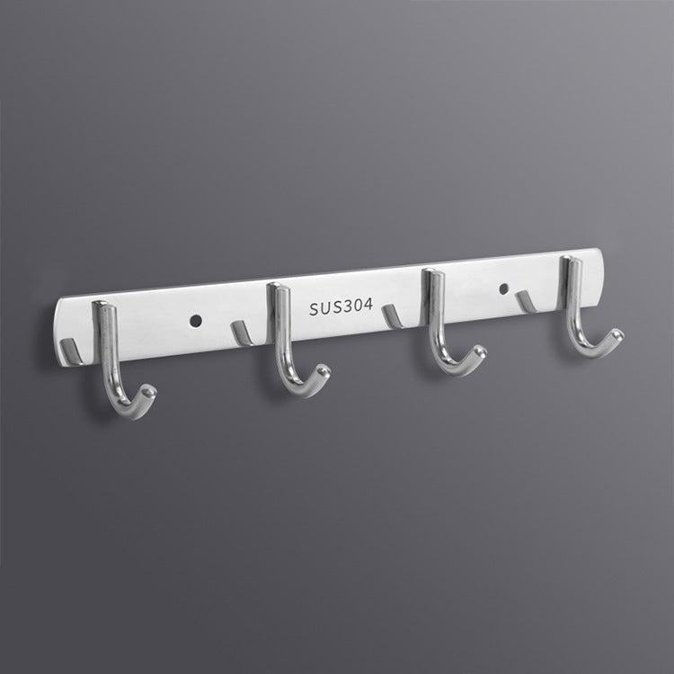 304 Stainless Steel No Punching Door Rear Coat Hook, 3 Hooks, 4 Hooks, 5 Hooks, 6 Hooks, 7 Hooks, 8 Hooks, 201 Butterfly Hook 4 Hooks