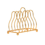 2 PCS Home Kitchen Small Bowls Dish Storage Drain Rack, Gold, Silver Gold