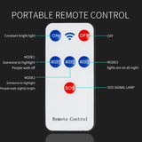 E-SMARTER LED Strong Light Dual Row Road Light Solar Garden Sensor Light, Style:, W789A-4, W789B-4