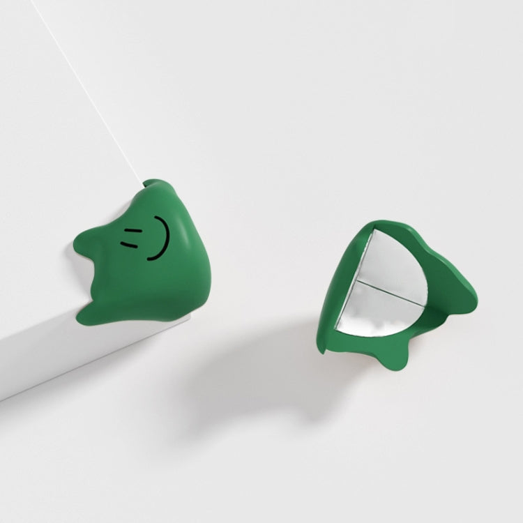 Baby Table Corner Anti-collision Silicone Protective Cover, Green, White, Apricot, Coffee, Orange