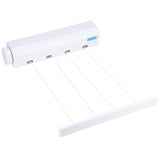 Spring Automatic Retractable Clothesline Drying Rack Towel Rack,Style:, Four Wired, Five Wired