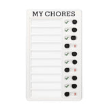 Wall Hanging Checklist Memo Boards Adjustable Checklist Board,Style: Blank Paper Card, My Chores, Without Logo, Blank Paper Card Blank Paper Card