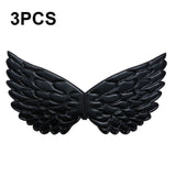 3 PCS Children Prom Dress Up Wings Elf Colorful Wings Party Costume Props, 3 PCS Light Rainbow, 3 PCS Deep Rainbow, 3 PCS Gold, 3 PCS Black, 3 PCS Red, 3 PCS Silver, 3 PCS White, 3 PCS Deep Purple, 3 PCS Fantasy Rainbow, 3 PCS Fantasy White