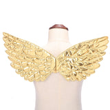 3 PCS Children Prom Dress Up Wings Elf Colorful Wings Party Costume Props, 3 PCS Light Rainbow, 3 PCS Deep Rainbow, 3 PCS Gold, 3 PCS Black, 3 PCS Red, 3 PCS Silver, 3 PCS White, 3 PCS Deep Purple, 3 PCS Fantasy Rainbow, 3 PCS Fantasy White