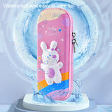 Uime EVA 3D Multi-compartment Pencil Case Stationery Box Children School Supplies, Astronaut, Rocket, Purple Pony, Rabbit, Elf Unicorn, Green Dinosaur, Red Dinosaur, Rainbow Unicorn, Big Head Unicorn, Kitten, Little Fox, Mermaid, Blue Whale, Blue Dinos...