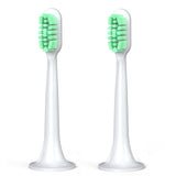 2 PCS For Xiaomi Mijia T300 T500 Electric Toothbrush Replacement Head, T300 &T500 Brush (Green), T300 &T500 Brush (Pink) T300 &T500 Brush (Green) Green