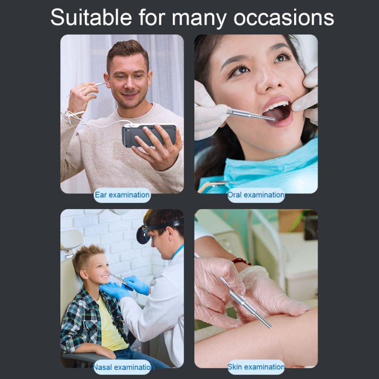 TESLONG MS450 4.5 inch HD Smart Screen Otoscope with 32GB Memory Card, MS450