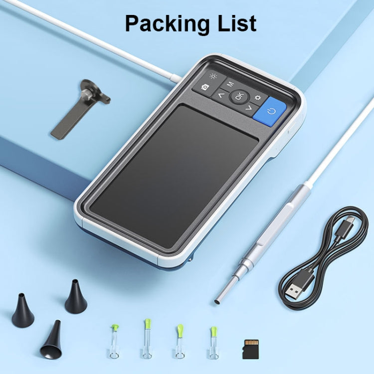 TESLONG MS450 4.5 inch HD Smart Screen Otoscope with 32GB Memory Card, MS450