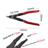 Reinforced Flat Circlip Pliers Flat-mouth Snap Ring Pliers, Snap Ring Pliers