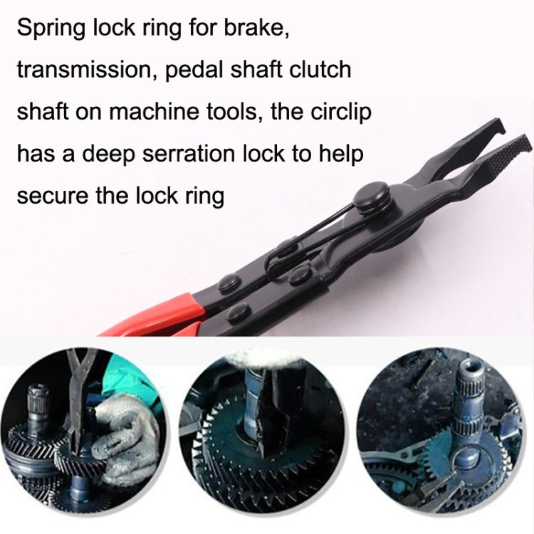 Reinforced Flat Circlip Pliers Flat-mouth Snap Ring Pliers, Snap Ring Pliers