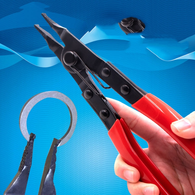 Reinforced Flat Circlip Pliers Flat-mouth Snap Ring Pliers, Snap Ring Pliers
