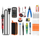Household Constant Temperature Soldering Iron Set 60W Internal Heat Welding Tool Kit, ANENG SL101 24pcs/set Rotary Thermostat, 24pcs/set US Plug, 24pcs/set EU Plug, 25pcs/set US Plug, 25pcs/set EU Plug 24pcs set US Plug US Plug