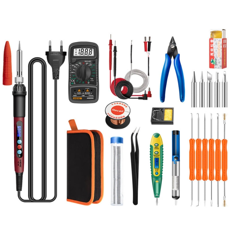 Household Constant Temperature Soldering Iron Set 60W Internal Heat Welding Tool Kit, ANENG SL101 24pcs/set Rotary Thermostat, 24pcs/set US Plug, 24pcs/set EU Plug, 25pcs/set US Plug, 25pcs/set EU Plug 25pcs set EU Plug EU Plug