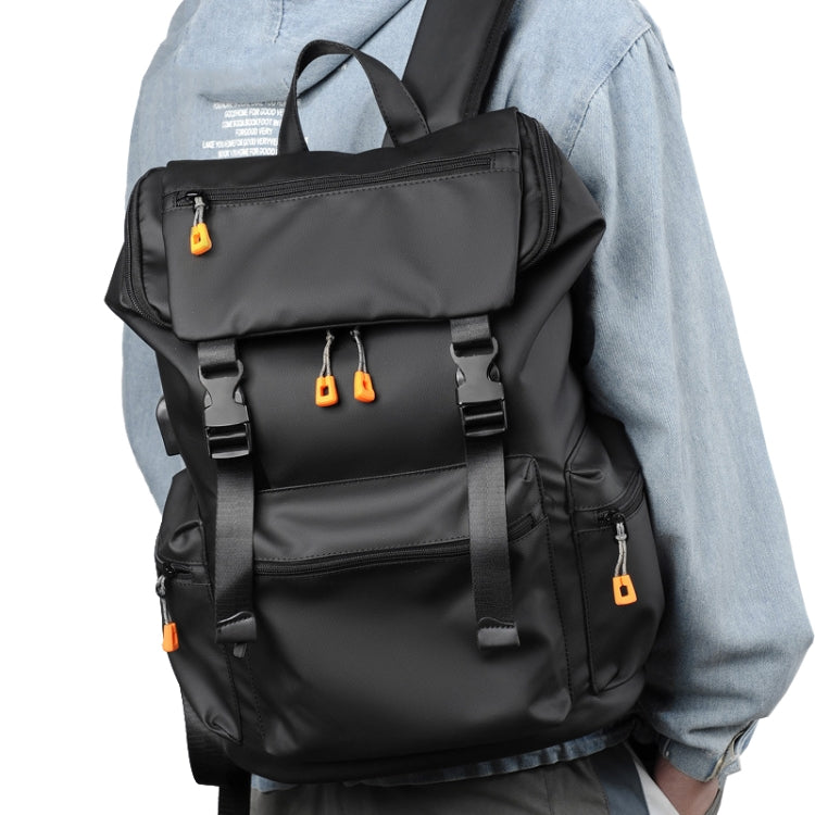 WEIXIER B1862 Men Business Leisure Large Capacity Travel Bag Computer Backpack, B1862 Black, B1862 Grey