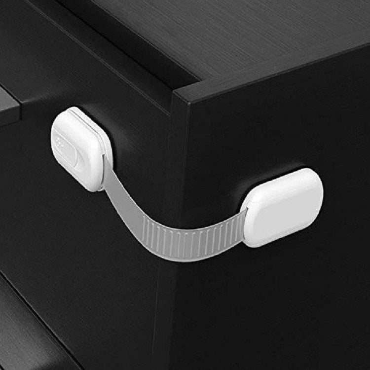 Slide Adjust Baby Safety Lock Refrigerator Drawer Lock, Drawer Lock