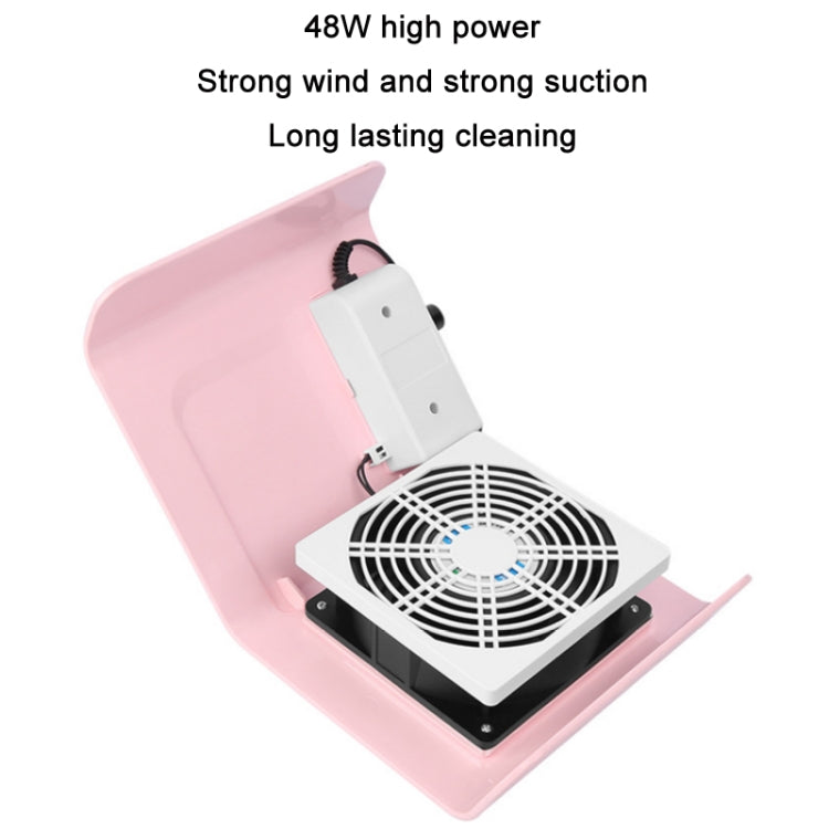40W Nail Art Vacuum Cleaner Dust Collector, US Plug (White), EU Plug (White), US Plug (Pink), EU Plug (Pink)