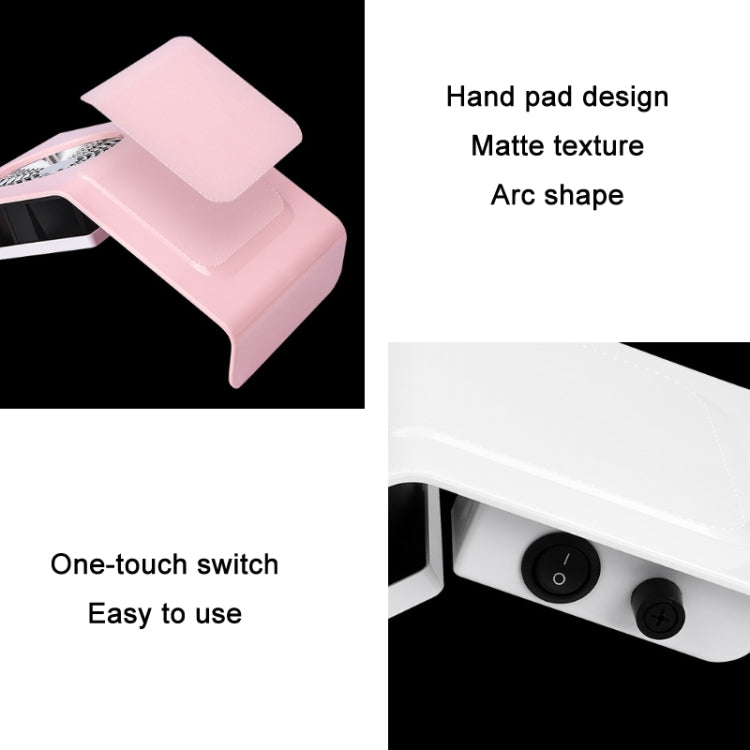 40W Nail Art Vacuum Cleaner Dust Collector, US Plug (White), EU Plug (White), US Plug (Pink), EU Plug (Pink)
