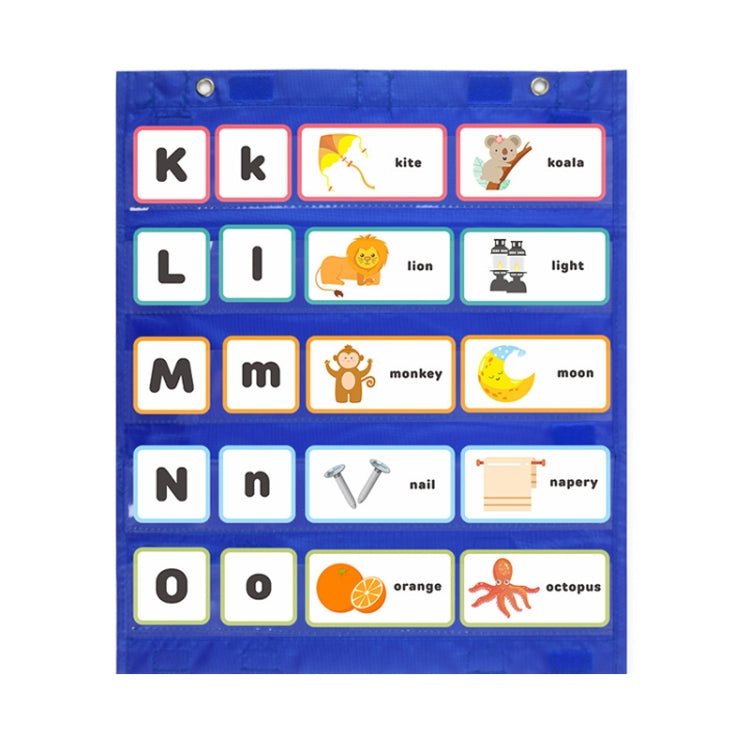 Whiteboard Magnet Hanging Bag Teaching Supplies, Blue, Red, Yellow, Green