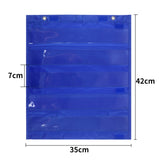 Whiteboard Magnet Hanging Bag Teaching Supplies, Blue, Red, Yellow, Green