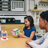 Recognize Color Alphabet Graphic Cards Dice Card, Dice Card