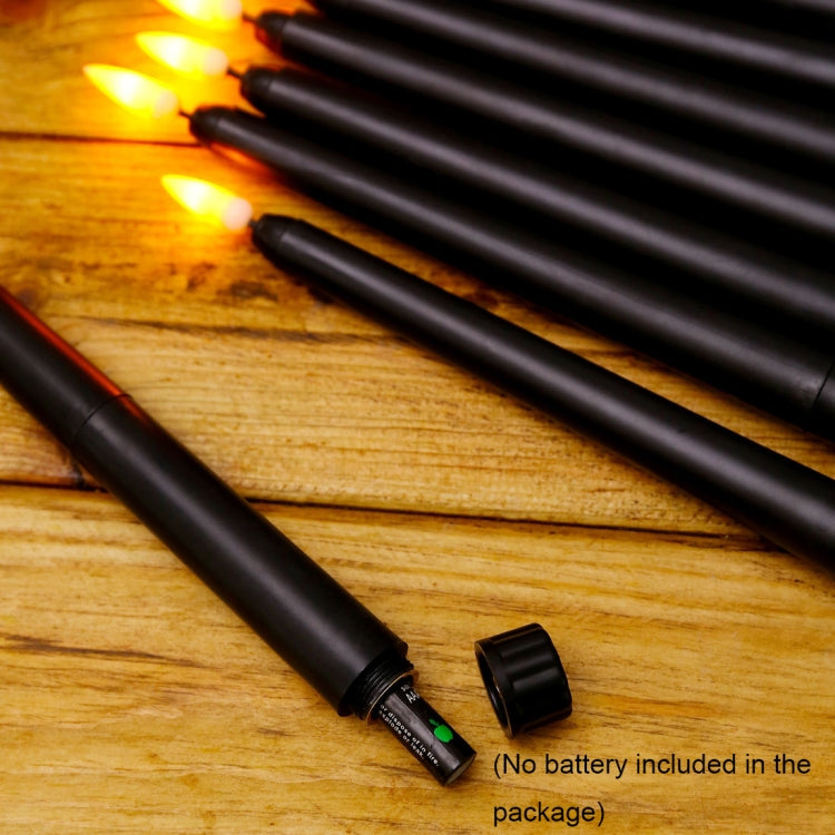 4 PCS B002 Long Pole Electronic Simulation Candle Light with Remote Control, B002 Yellow, B002 White