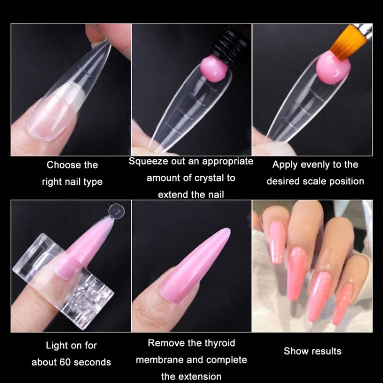 2 Boxes Nail Crystal Rapid Light Therapy Extension Nail Model, Shape:, 120 PCS 01, 120 PCS 02, 120 PCS 03, 120 PCS 04, 120 PCS 05, 120 PCS 06, 120 PCS 07, 120 PCS 08, 120 PCS 09, 120 PCS 10, 120 PCS 11, 120 PCS 12, 120 PCS 13, 120 PCS 14, 120 PCS 15