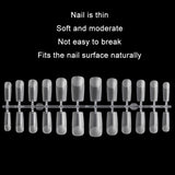 240 PCS Extended Manicure No-Engraving Frosted Thin Nail Piece, WH-106, WH-107, WH-107 Single Number 5-9, WH-108, WH-108 Single Number 5-9, Wh-109, WH-109 Single Number 5-9, WH-110