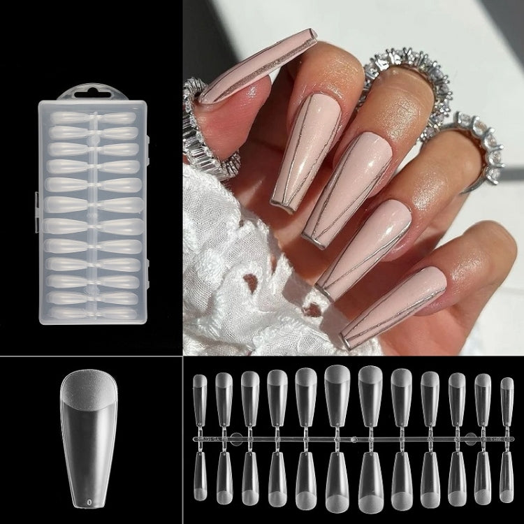 240 PCS Extended Manicure No-Engraving Frosted Thin Nail Piece, WH-106, WH-107, WH-107 Single Number 5-9, WH-108, WH-108 Single Number 5-9, Wh-109, WH-109 Single Number 5-9, WH-110 WH-107