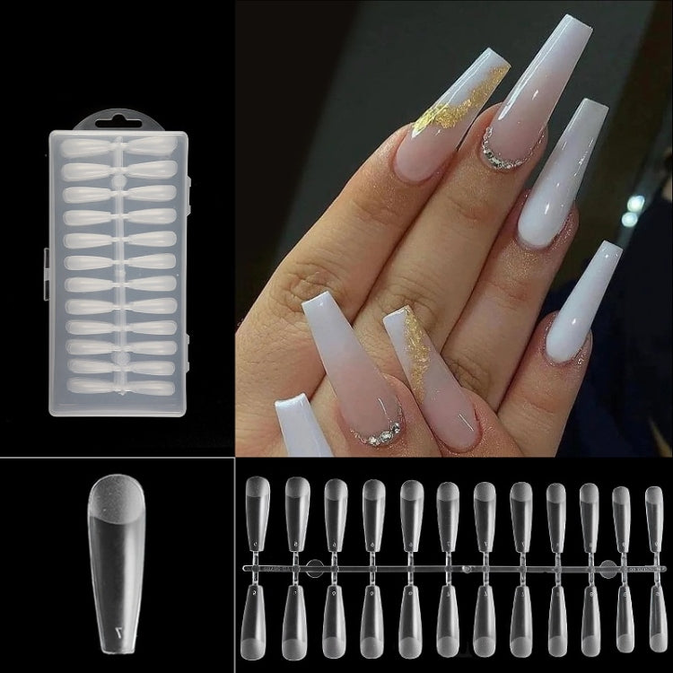 240 PCS Extended Manicure No-Engraving Frosted Thin Nail Piece, WH-106, WH-107, WH-107 Single Number 5-9, WH-108, WH-108 Single Number 5-9, Wh-109, WH-109 Single Number 5-9, WH-110 WH-107 Single Number 5-9