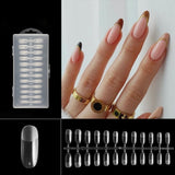 240 PCS Extended Manicure No-Engraving Frosted Thin Nail Piece, WH-106, WH-107, WH-107 Single Number 5-9, WH-108, WH-108 Single Number 5-9, Wh-109, WH-109 Single Number 5-9, WH-110 WH-108 Single Number 5-9