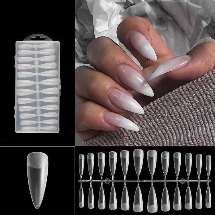 240 PCS Extended Manicure No-Engraving Frosted Thin Nail Piece, WH-106, WH-107, WH-107 Single Number 5-9, WH-108, WH-108 Single Number 5-9, Wh-109, WH-109 Single Number 5-9, WH-110 WH-110
