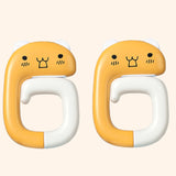 2 PCS Deskside Schoolbag Hook Removable Office Bag Hanger, Panda, Small Pink Cat, Raccoon, Kitten Kitten