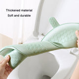 Household Thickened Waterproof Washable Toilet Seat, Green, Gray