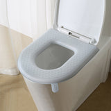 Household Thickened Waterproof Washable Toilet Seat, Green, Gray