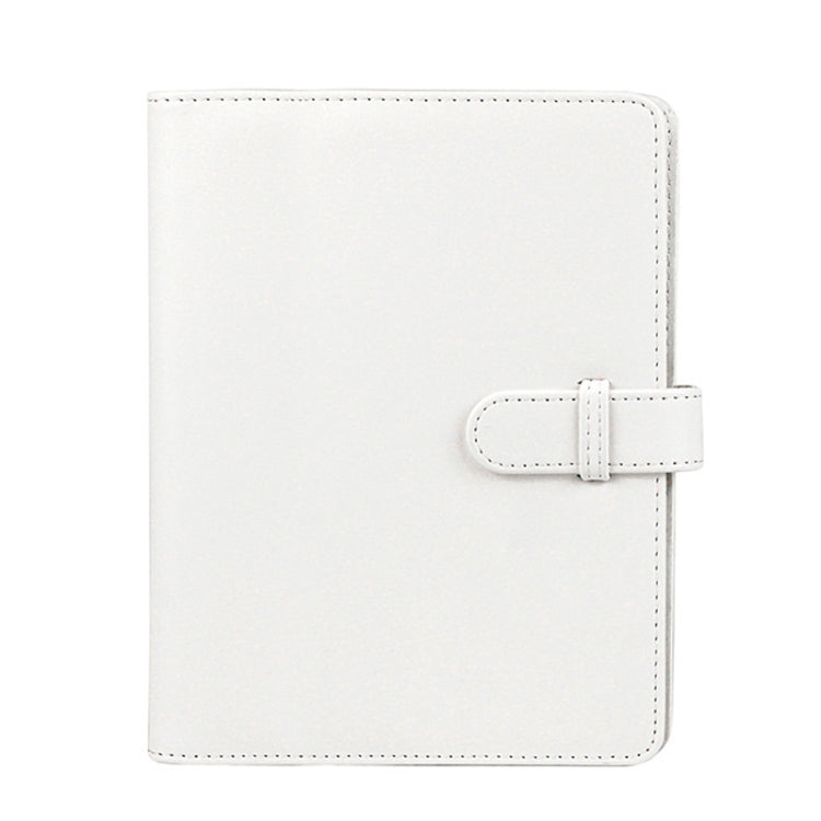 3 Inch PU Leather Retro Photo Album Photo Storage Commemorative Book, White, Pink, Purple, Blue, Black, Brown White