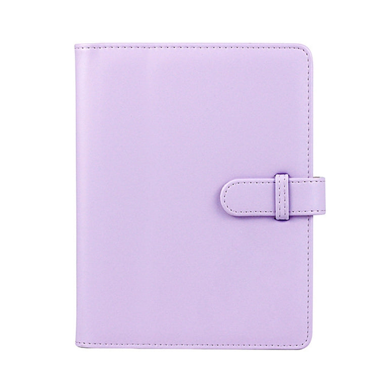 3 Inch PU Leather Retro Photo Album Photo Storage Commemorative Book, White, Pink, Purple, Blue, Black, Brown Purple