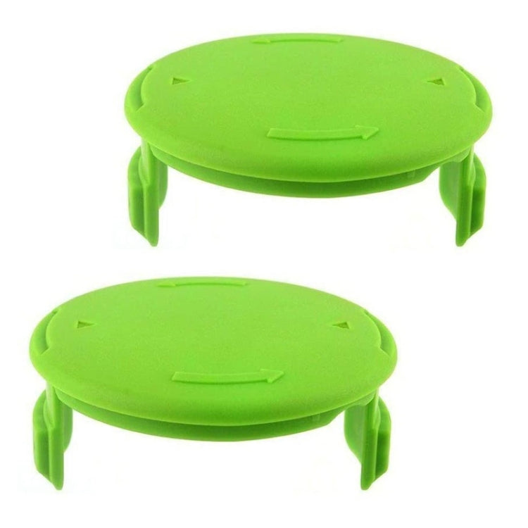2PCS GK04 Cordless Weeder Lawn Mower Spool Cover For Greenworks, Green, Black Green Green