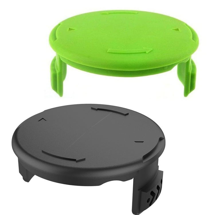 2PCS GK04 Cordless Weeder Lawn Mower Spool Cover For Greenworks, Green, Black