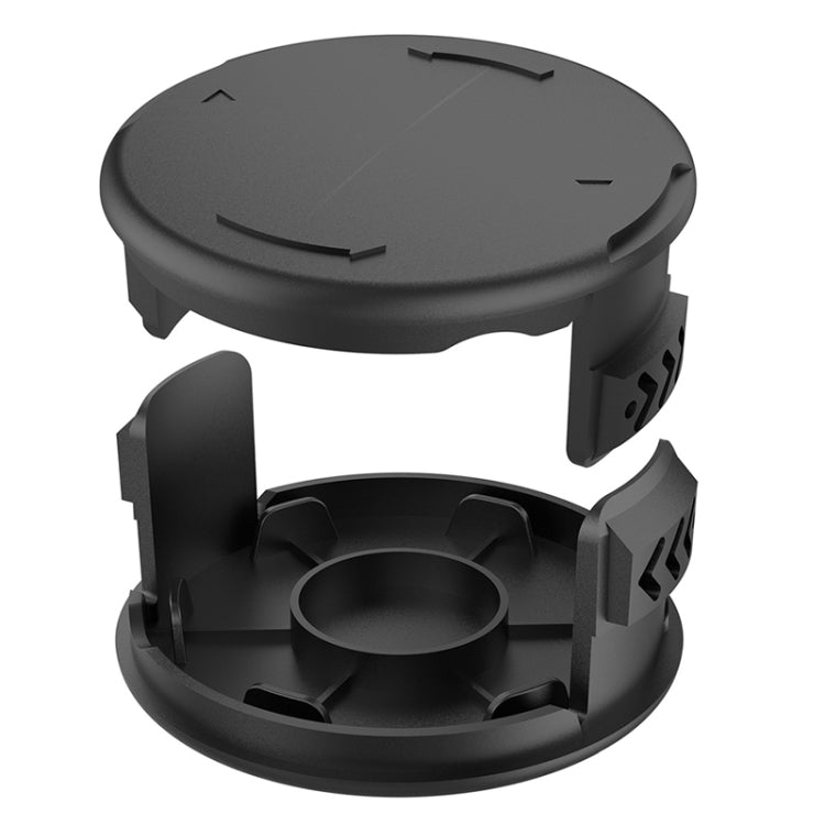 2PCS GK04 Cordless Weeder Lawn Mower Spool Cover For Greenworks, Green, Black