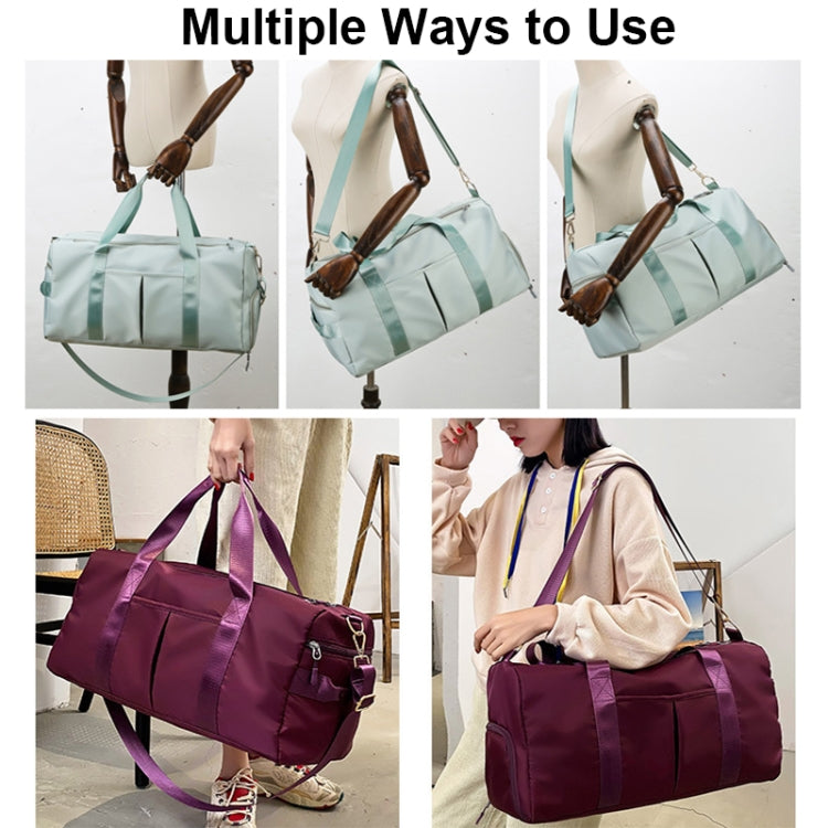 20200 Large Capacity Waterproof Sports Fitness Messenger Bag, Size:, S (Black), S (Pink), S (Wine Red), S (Light Purple), S (Fruit Green), S (Light Blue), S (Dark Blue), L (Light Grey), L (Pink), L (Taro Purple), L (Light Blue), L (Fruit Green), L (Bla...