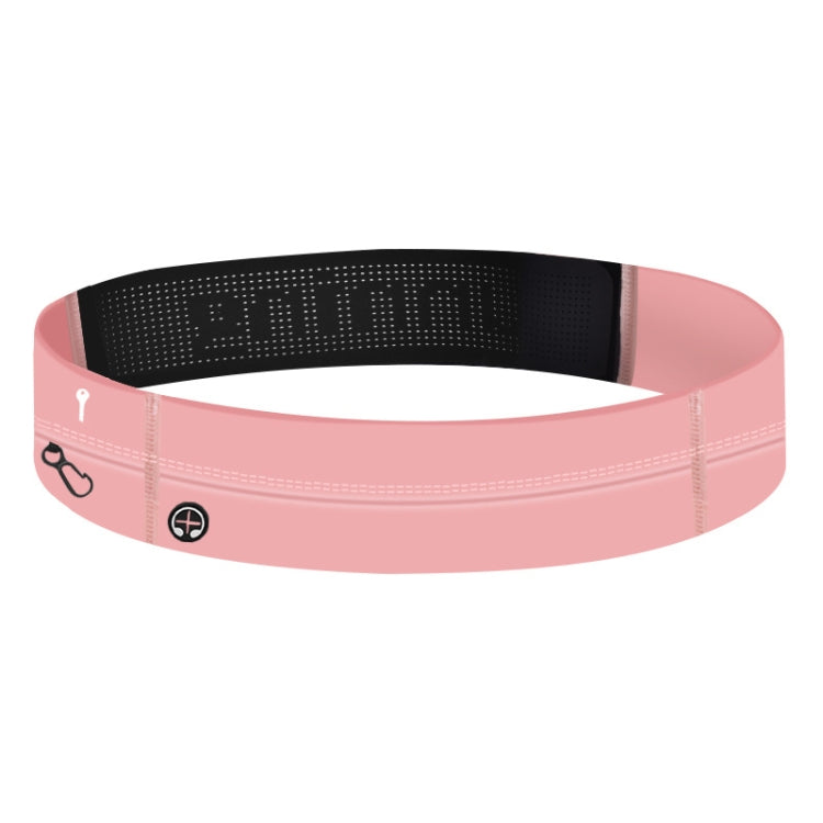 Running Waist Bag Invisible Outdoor Marathon Phone Storage Belt, Black, Pink, Navy